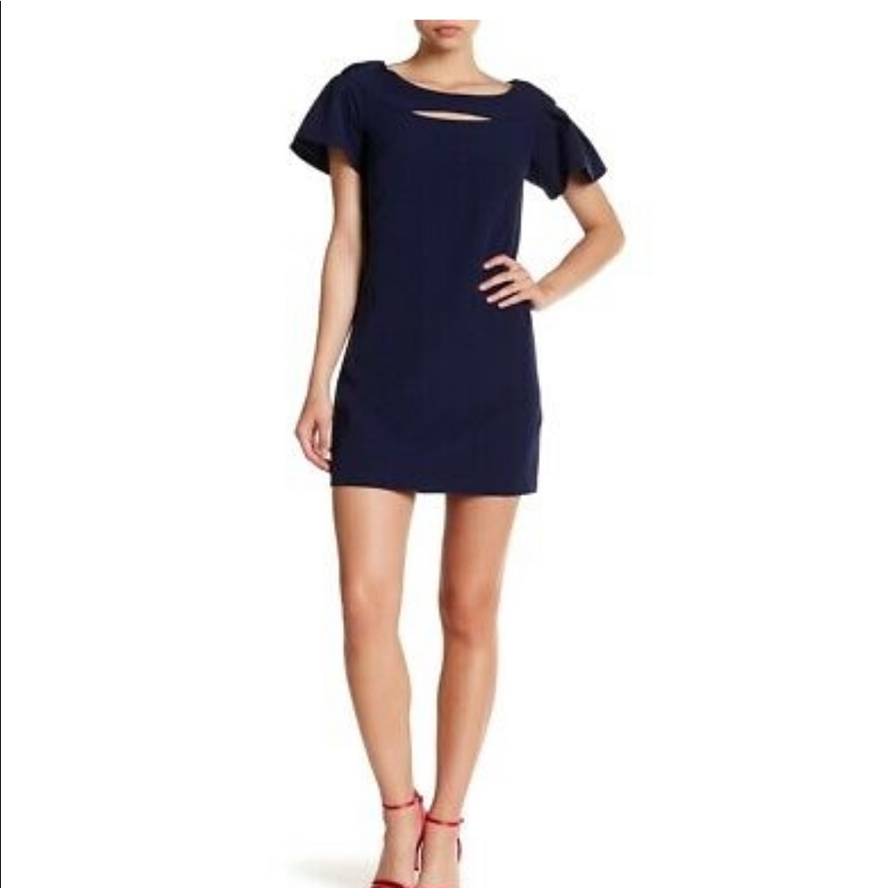 Navy Blue Shift Dress